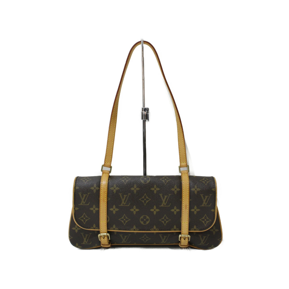 LOUIS VUITTON Marelle Shoulder Bag Monogram Brown